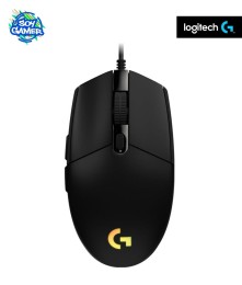 Mouse Logitech G203 negro con cable