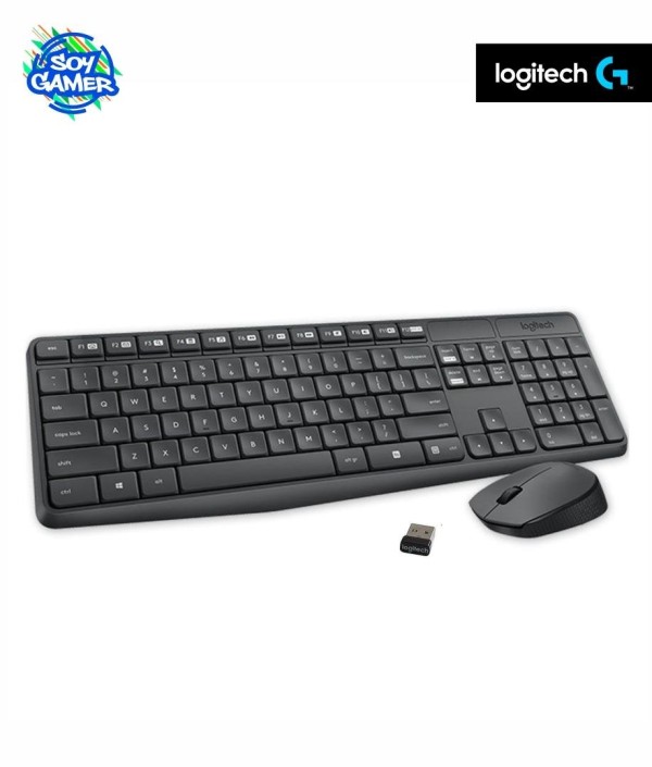 Combo Logitech Inalambrico MK235 Negro