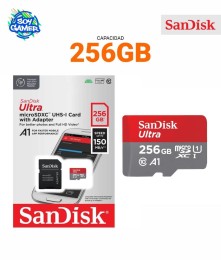 Memoria Micro SD 256 GB Sandisk Ultra