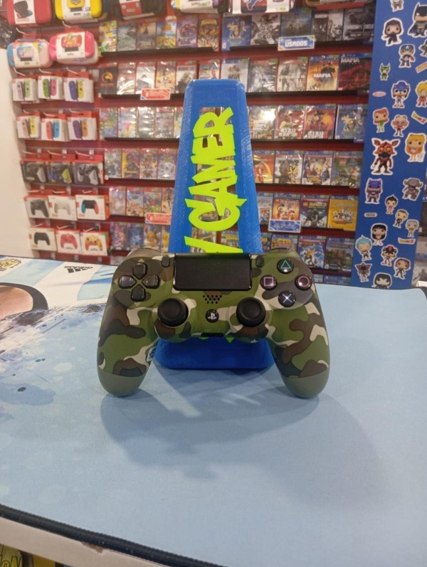 USADO Joystick Camuflado Verde PS4