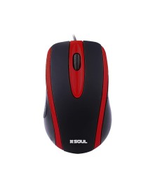 Mouse Soul Office M100 Rojo