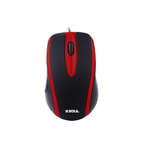 Mouse Soul Office M100 Rojo