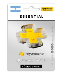 PSN PLUS Essential 12 MESES ARGENTINA 