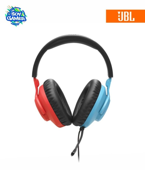 Headset JBL Quantum 100 Azul y Rojo