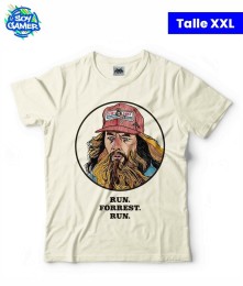 Remera RU269 Run Forest Blanca XXL