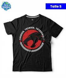 Remera RU102 Thundercats LOGO Negra S