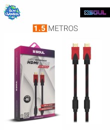 Cable HDMI High speed reforzado 1.5mts Soul