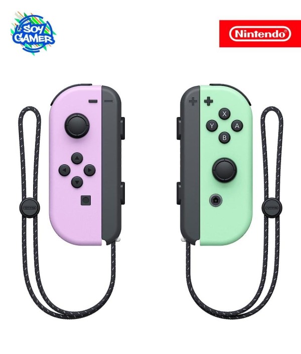 Joy Con Verde y Lila Pastel Switch