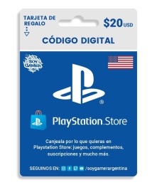 PSN 20 USD CUENTA USA PS4 - PS5