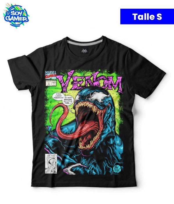 Remera RU231 Venom Negra S