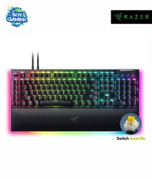 Teclado Razer Blackwidow Mecanico V4 X PRO Yellow