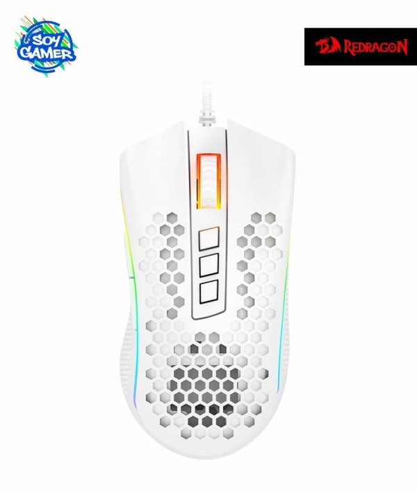 Mouse Redragon M988 Storm Elite Blanco