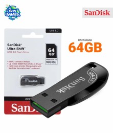 Pendrive Data Ultra Shift 64GB Sandisk