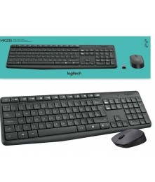 Combo Logitech Inalambrico MK235 Negro