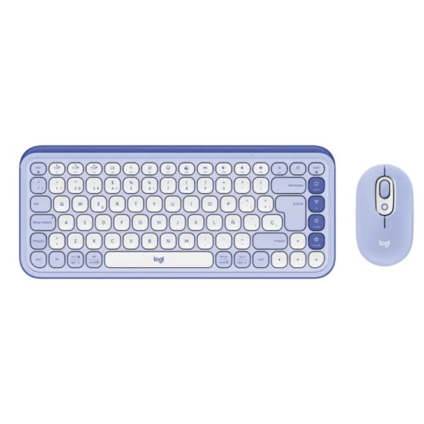 Combo Logitech Inalambrico POP Icon Lila