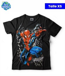 Remera RU318 Amazing Spiderman Negra XS