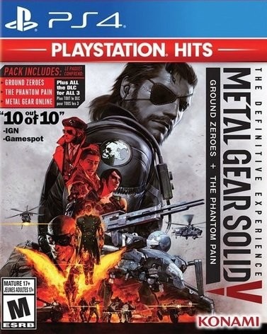 USADO Metal Gear Solid V The Definitive experience ps4