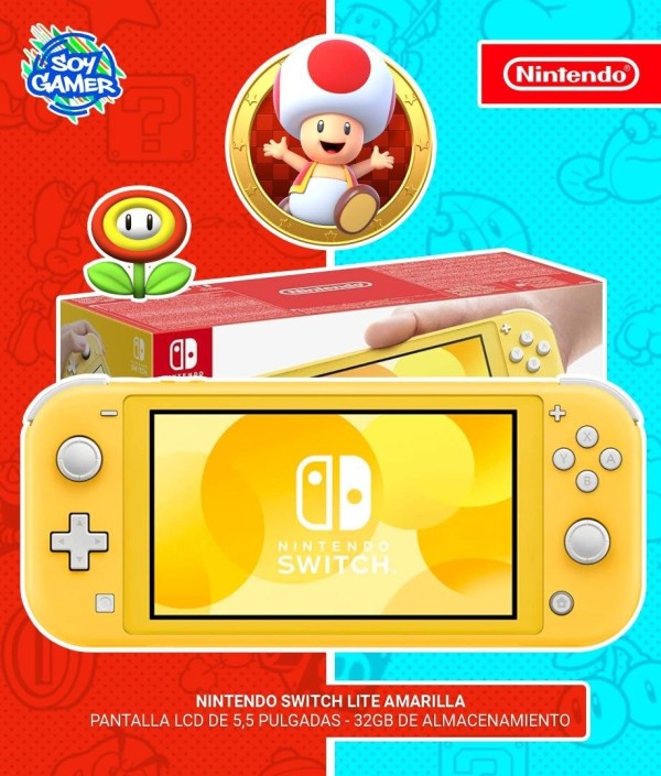 Consola Nintendo Switch Lite Amarilla