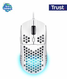 Mouse Trust Helox GXT RGB Blanco
