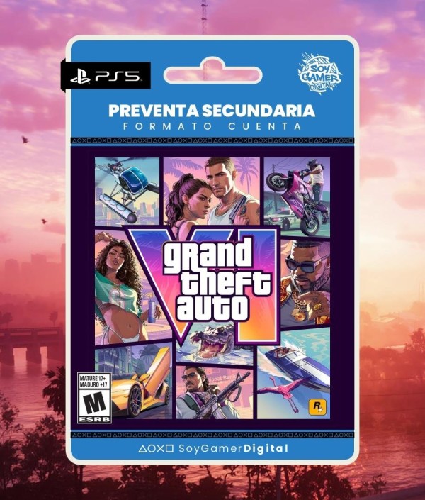 PREVENTA DIGITAL SECUNDARIA GTA VI PS5 (LANZAMIENTO 19/11/26]