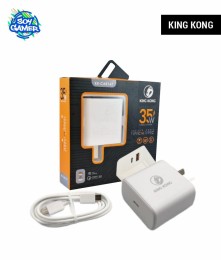 Cargador King Kong con Cable C a C/USB 35W
