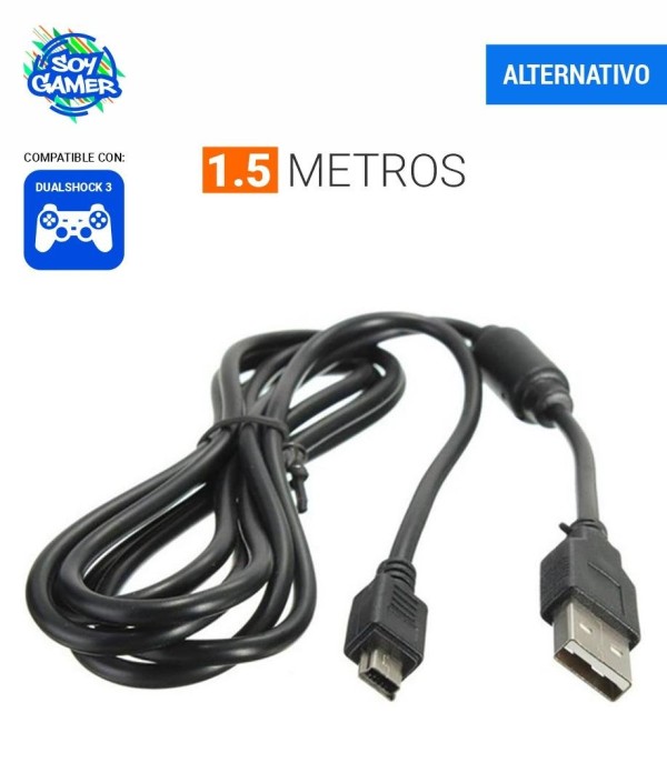 Cable cargador de Joystick PS3