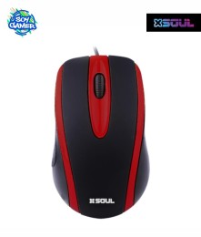 Mouse Soul Office M100 Rojo