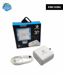 Cargador King Kong con Cable C a C 30W