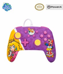 Joystick Peach Violeta PowerA Switch
