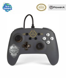 Joystick Zelda Escudo Gris PowerA Switch