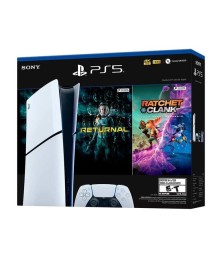 Consola Playstation 5 SLIM DIGITAL 825GB + Returnal + Ratchet and clank (Vouchers]