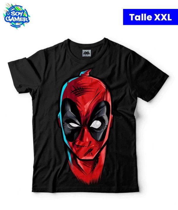 Remera RU228 Deadpool Cara Negra XXL