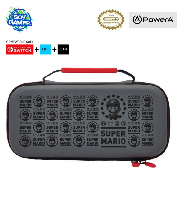 Funda Rigida Powera 8601 Mario Sellos Gris