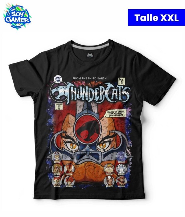 Remera RU180 ThunderCats Negra XXL