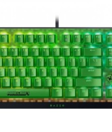 Teclado Razer Blackwidow V4 Minecraft Green