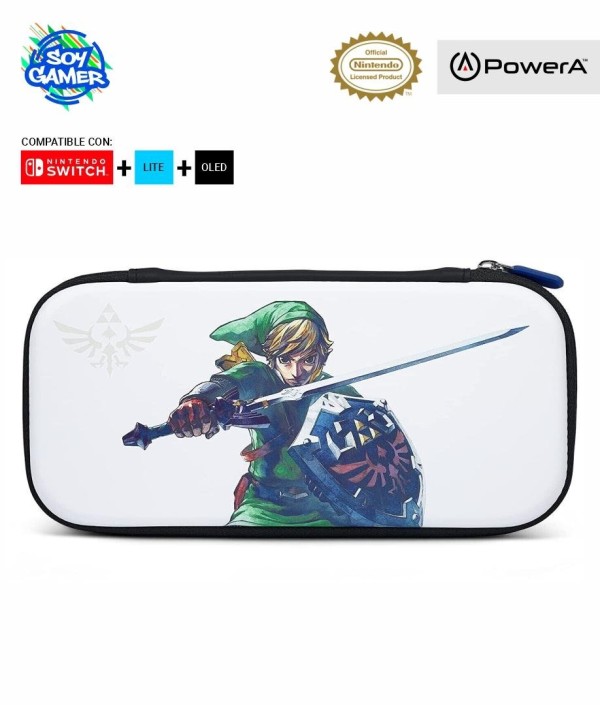 Funda rigida PowerA 8663 Zelda Blanco