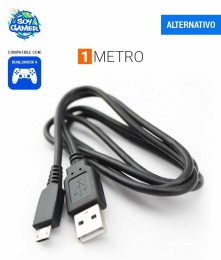 Cable Cargador de joystick Ps4 1mt
