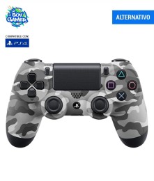 Joystick GENÉRICO Double PS4 Camuflado Gris