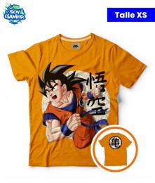 Remera RU281 Goku Naranja XS