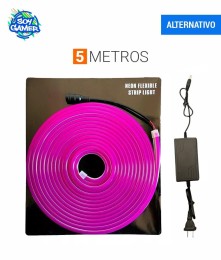 Tira Led Neon 5mts Violeta