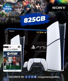 Consola PS5 Slim DIGITAL 825GB + FC 26 (DIGITAL]