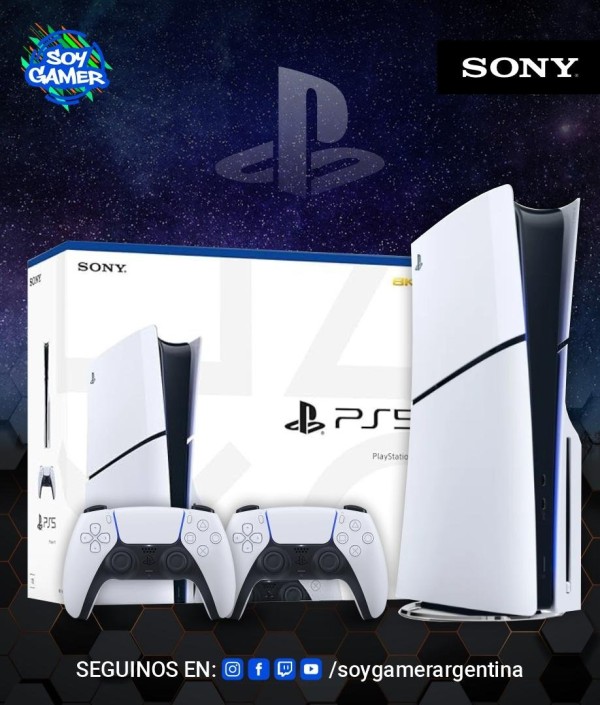 Consola Playstation 5 SLIM con lectora + Dualsense Adicional