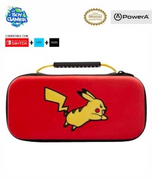 Funda Rigida Powera 4910 Pikachu Roja