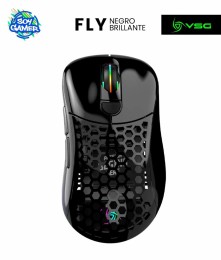 Mouse Vsg Aquila Fly Negro Brillante 