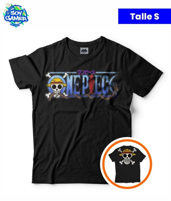 Remera RU332 One Piece Negro S