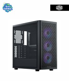 Gabinete Cooler Master Elite 502 Black 3 Fans ARGB s/Fuente