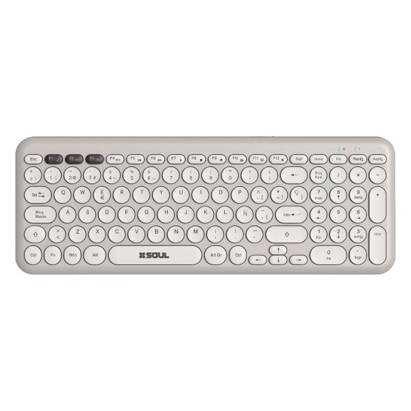 Teclado Soul Inalambrico OKW150 Blanco