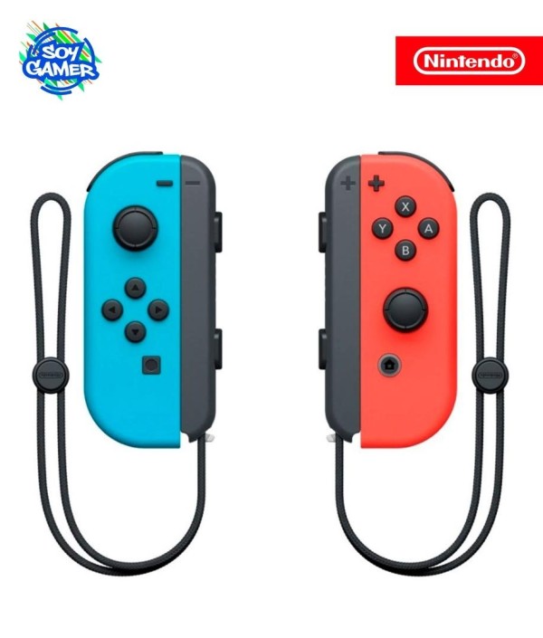 Joy Con Rojo y Azul Neon Switch