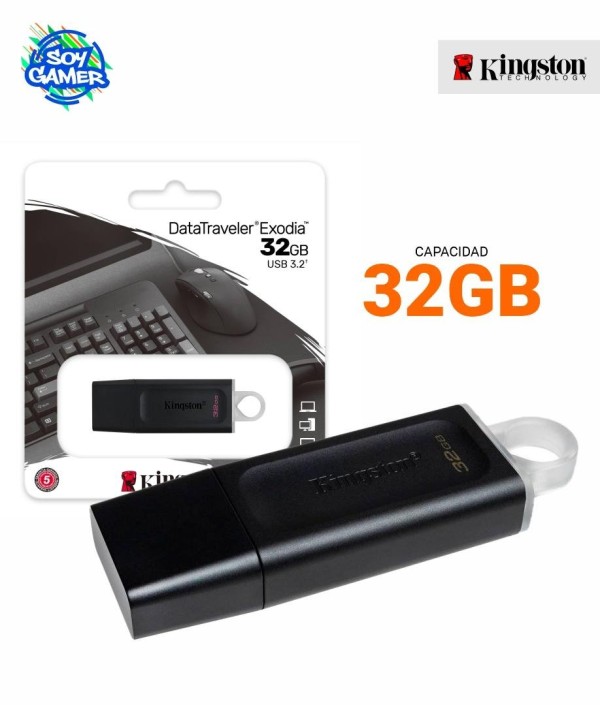 Pendrive Data Traveler Exodia 32GB 3.2 Kingston