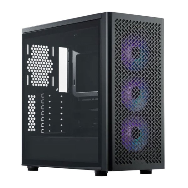 Gabinete Cooler Master Elite 502 Black 3 Fans ARGB s/Fuente